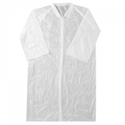 Ρόμπα επισκεπτών πλαστική με κουμπιά (Labcoat) Ρόμπα επισκεπτών πλαστική με κουμπιά (Labcoat)