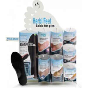 Stand Δαπέδου Μεταλλικό Herbi Feet Με Δείγμα Diaprex Gel