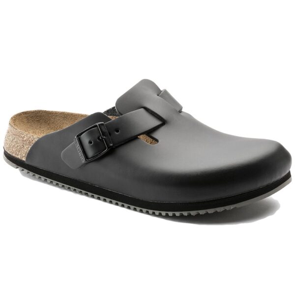 Σαμπό Εργασίας Birkenstock Boston BS Αντικραδασμικό Αντιολισθητικό Μαύρο